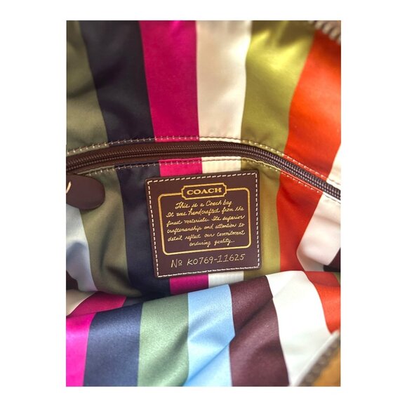 Coach Legacy Leather RARE Y2K Lily Satchel Bag 65th Anniversary in Camel Brown - Picture 6 of 11